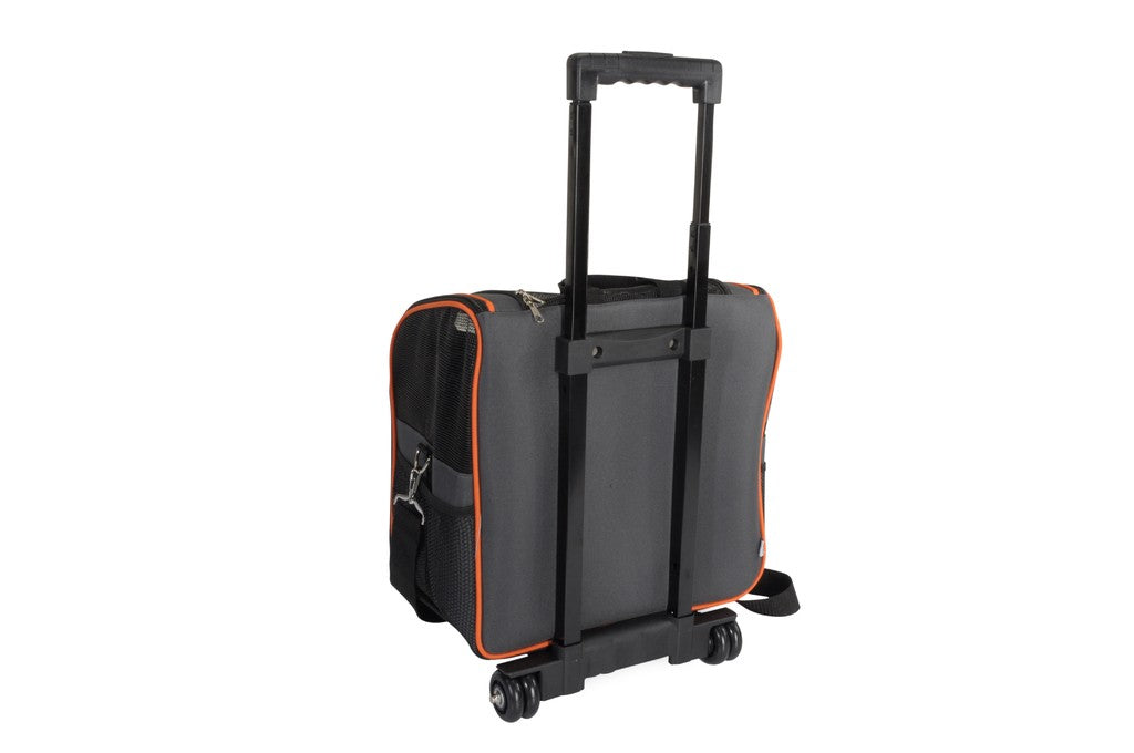 Trasportino trolley Camon 36x30x38 cm con tasche per cani e gatti Trasportino trolley Camon 36x30x38 cm con tasche per cani e gatti